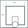 Hutschienen - Wand - Halterung